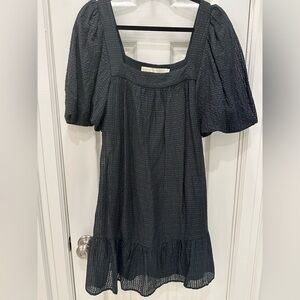 Black Puff Sleeve Dress
